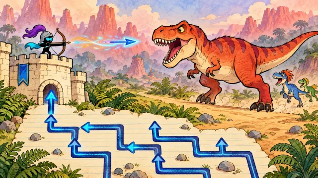 Arrows vs Dinosaurs